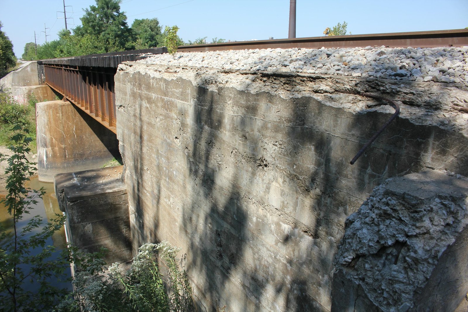 East abutment